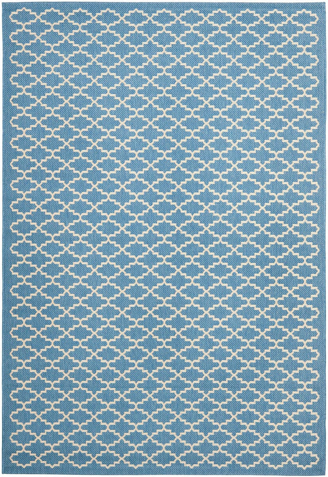 Safavieh Courtyard Cy6919 - 243 Blue / Beige Rugs - Safavieh - cy6919 - 243 - 2