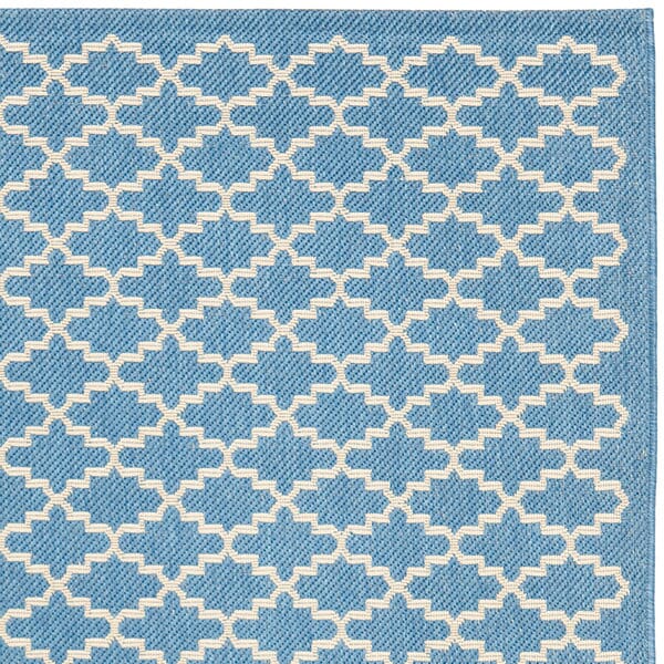 Safavieh Courtyard Cy6919 - 243 Blue / Beige Rugs - Safavieh - cy6919 - 243 - 2