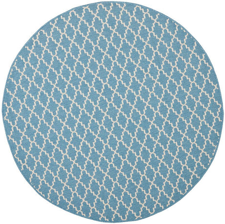 Safavieh Courtyard Cy6919 - 243 Blue / Beige Rugs - Safavieh - cy6919 - 243 - 4r