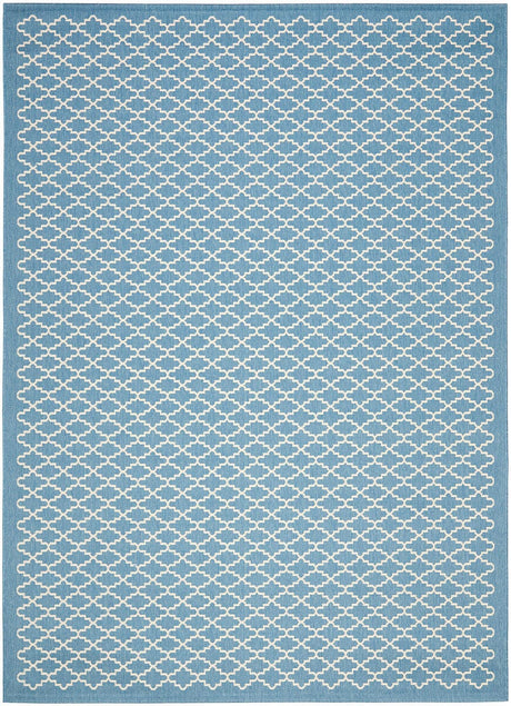 Safavieh Courtyard Cy6919 - 243 Blue / Beige Rugs - Safavieh - cy6919 - 243 - 4r