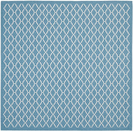 Safavieh Courtyard Cy6919 - 243 Blue / Beige Rugs - Safavieh - cy6919 - 243 - 4sq