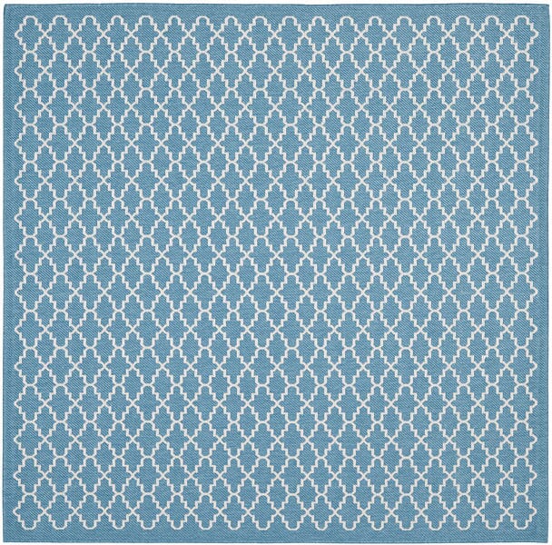 Safavieh Courtyard Cy6919 - 243 Blue / Beige Rugs - Safavieh - cy6919 - 243 - 4sq