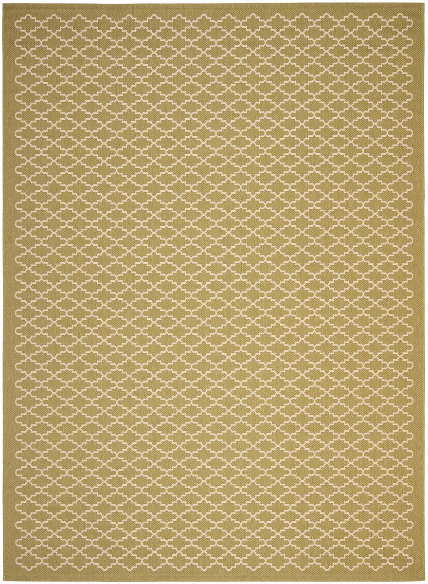 Safavieh Courtyard Cy6919 - 244 Green / Beige Rugs - Safavieh - cy6919 - 244 - 5r