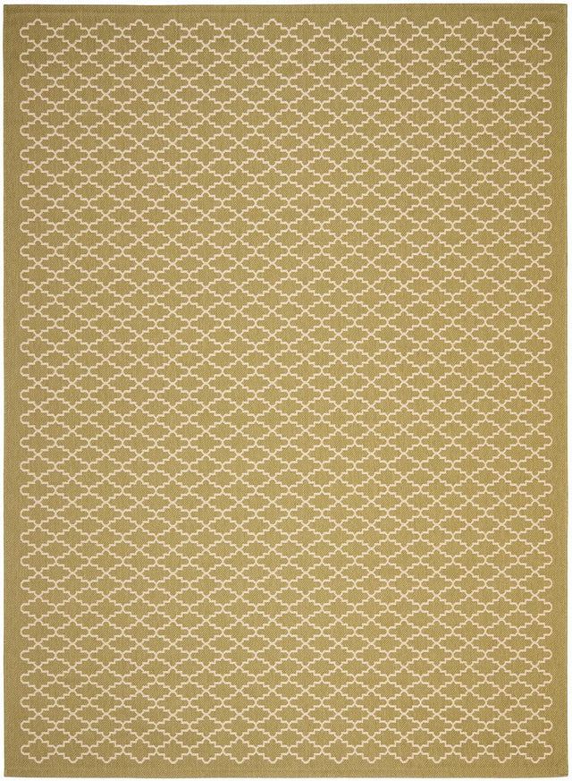 Safavieh Courtyard Cy6919 - 244 Green / Beige Rugs - Safavieh - cy6919 - 244 - 5r