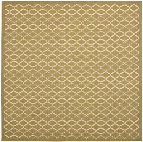 Safavieh Courtyard Cy6919 - 244 Green / Beige Rugs - Safavieh - cy6919 - 244 - 7sq