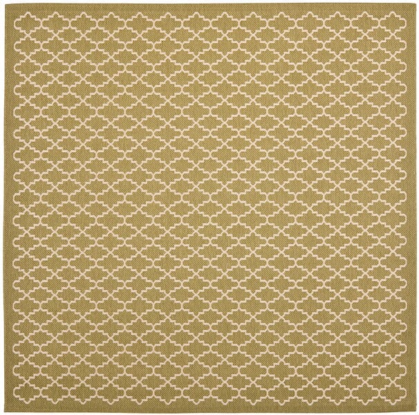 Safavieh Courtyard Cy6919 - 244 Green / Beige Rugs - Safavieh - cy6919 - 244 - 7sq