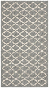 Safavieh Courtyard Cy6919 - 246 Anthracite / Beige Rugs - Safavieh - cy6919 - 246 - 4r