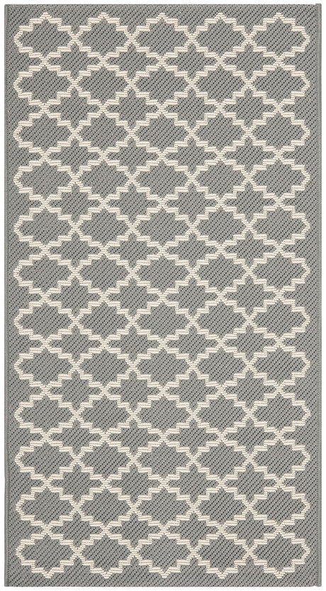 Safavieh Courtyard Cy6919 - 246 Anthracite / Beige Rugs - Safavieh - cy6919 - 246 - 4r