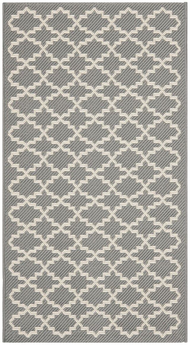 Safavieh Courtyard Cy6919 - 246 Anthracite / Beige Rugs - Safavieh - cy6919 - 246 - 4r