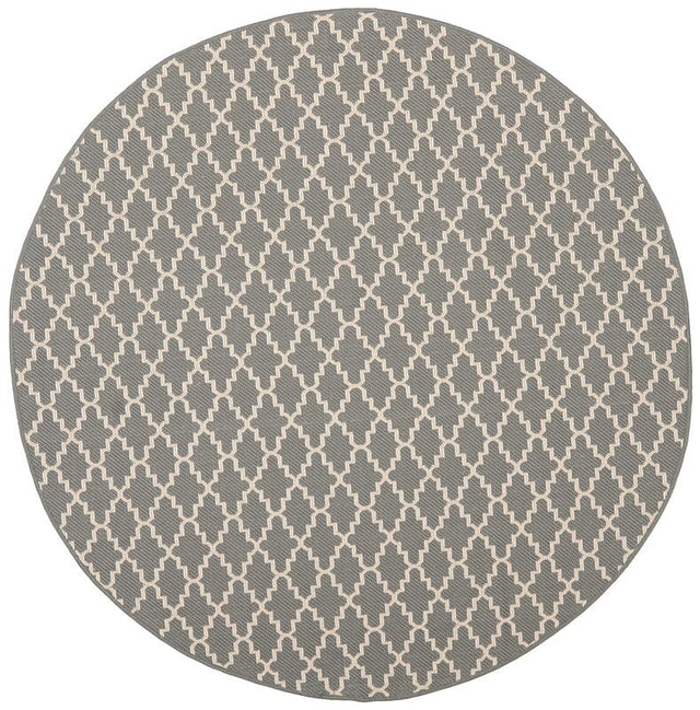 Safavieh Courtyard Cy6919 - 246 Anthracite / Beige Rugs - Safavieh - cy6919 - 246 - 4r