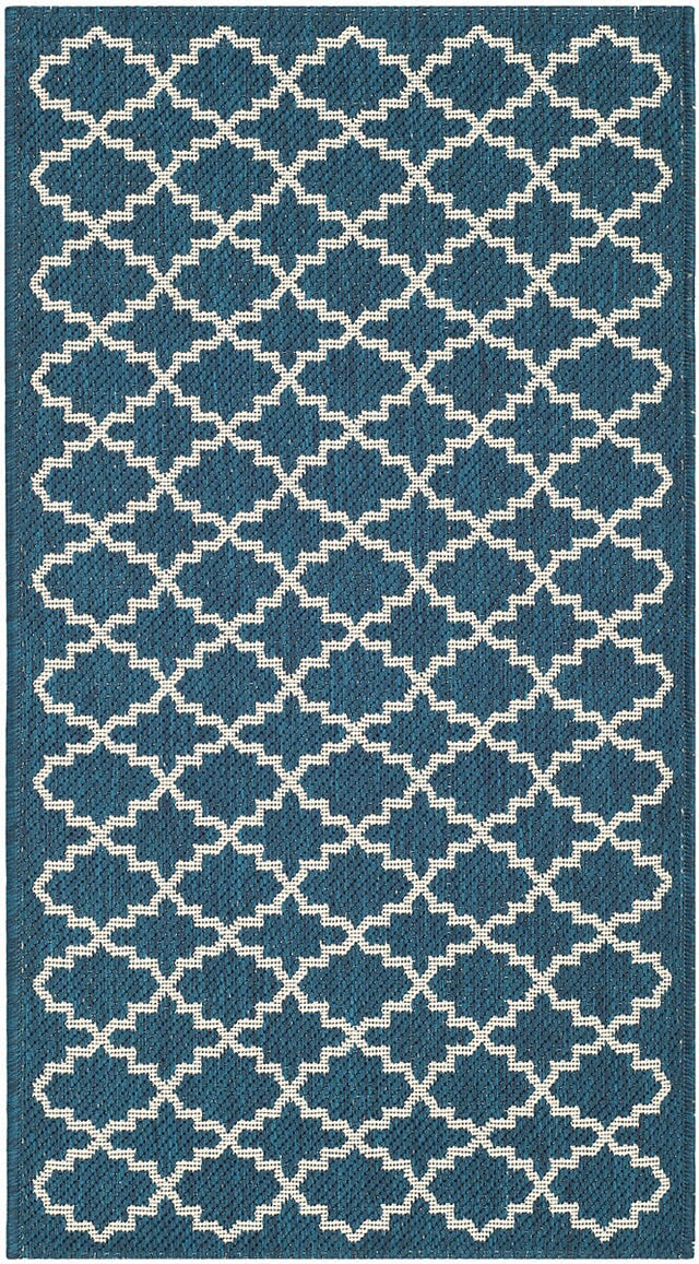 Safavieh Courtyard Cy6919 - 268 Navy / Beige Rugs - Safavieh - cy6919 - 268 - 4r