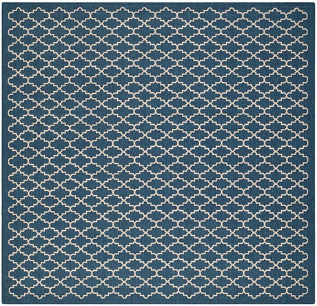 Safavieh Courtyard Cy6919 - 268 Navy / Beige Rugs - Safavieh - cy6919 - 268 - 4sq