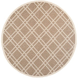 Safavieh Courtyard Cy6923 - 242 Brown / Bone Rugs - Safavieh - cy6923 - 242 - 8r