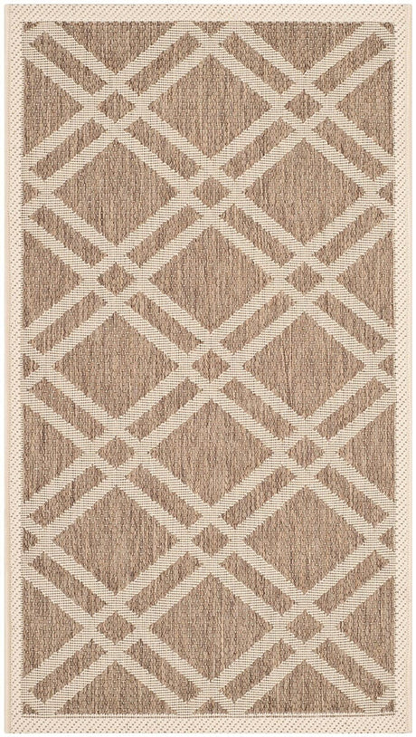 Safavieh Courtyard Cy6923 - 242 Brown / Bone Rugs - Safavieh - cy6923 - 242 - 8r