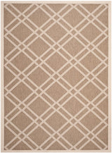 Safavieh Courtyard Cy6923 - 242 Brown / Bone Rugs - Safavieh - cy6923 - 242 - 8r