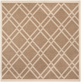 Safavieh Courtyard Cy6923 - 242 Brown / Bone Rugs - Safavieh - cy6923 - 242 - 8sq