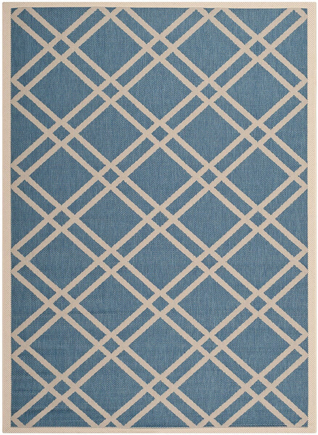 Safavieh Courtyard Cy6923 - 243 Blue / Beige Rugs - Safavieh - cy6923 - 243 - 2