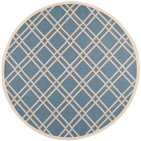 Safavieh Courtyard Cy6923 - 243 Blue / Beige Rugs - Safavieh - cy6923 - 243 - 8r