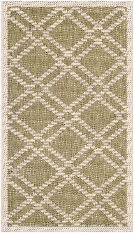 Safavieh Courtyard Cy6923 - 244 Green / Beige Rugs - Safavieh - cy6923 - 244 - 8r