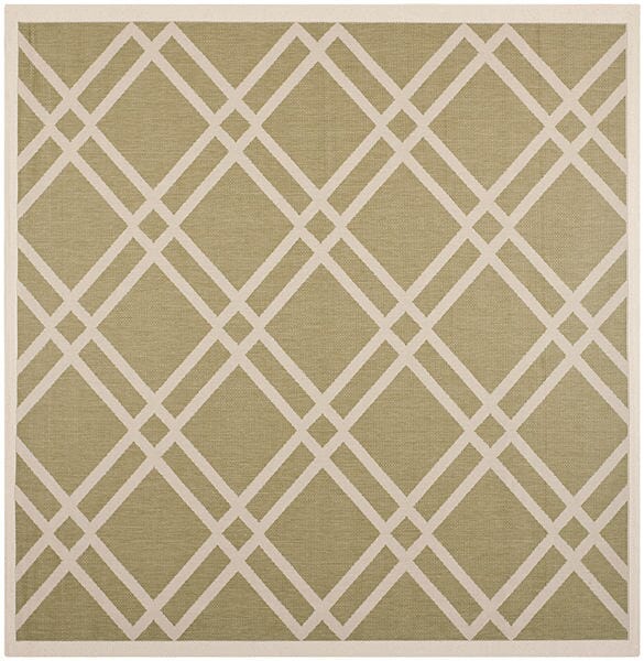 Safavieh Courtyard Cy6923 - 244 Green / Beige Rugs - Safavieh - cy6923 - 244 - 8sq