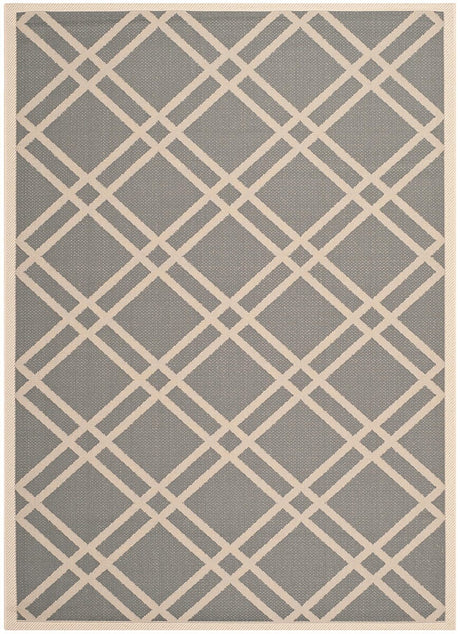 Safavieh Courtyard Cy6923 - 246 Anthracite / Beige Rugs - Safavieh - cy6923 - 246 - 2