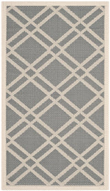 Safavieh Courtyard Cy6923 - 246 Anthracite / Beige Rugs - Safavieh - cy6923 - 246 - 8r