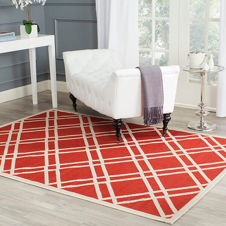 Safavieh Courtyard Cy6923 - 248 Red / Bone Rugs - Safavieh - cy6923 - 248 - 2