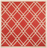 Safavieh Courtyard Cy6923 - 248 Red / Bone Rugs - Safavieh - cy6923 - 248 - 8sq