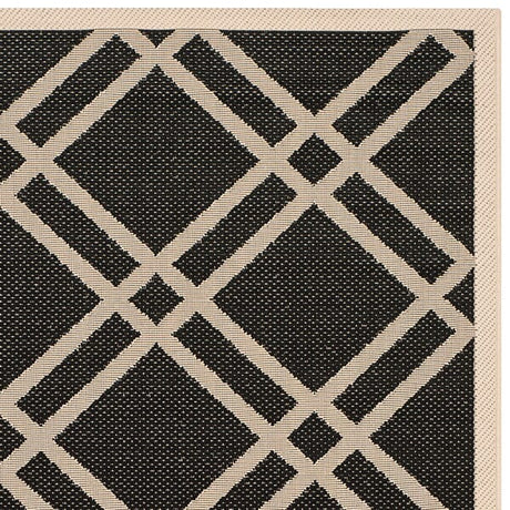 Safavieh Courtyard Cy6923 - 266 Black / Beige Rugs - Safavieh - cy6923 - 266 - 2