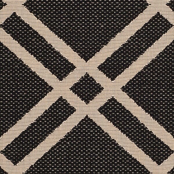 Safavieh Courtyard Cy6923 - 266 Black / Beige Rugs - Safavieh - cy6923 - 266 - 2