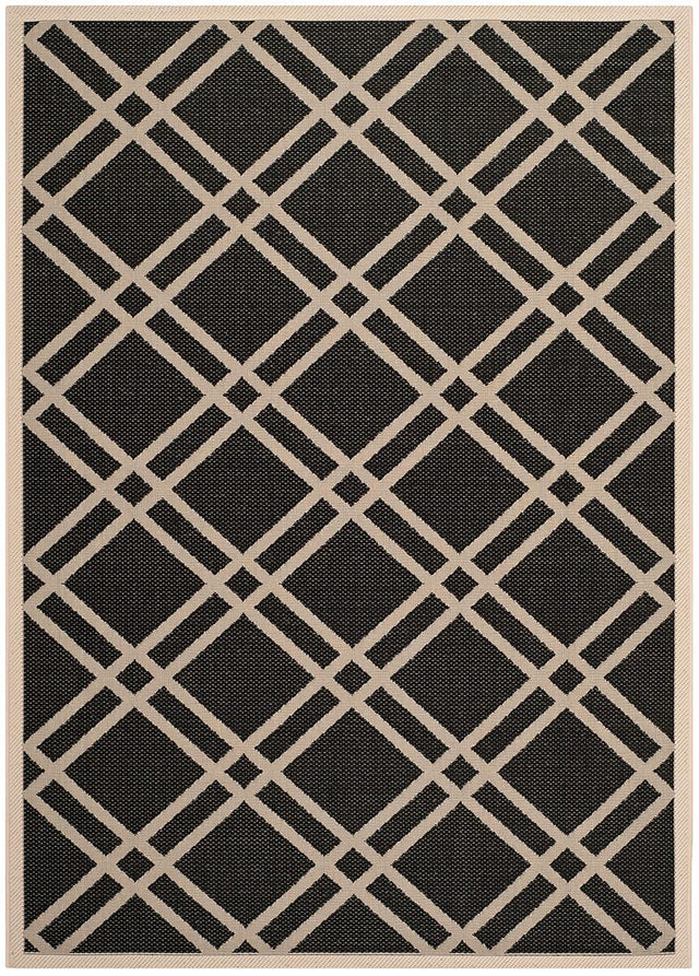 Safavieh Courtyard Cy6923 - 266 Black / Beige Rugs - Safavieh - cy6923 - 266 - 2