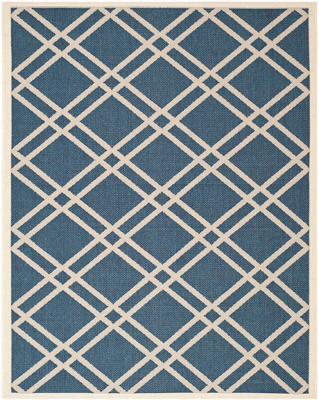 Safavieh Courtyard Cy6923 - 268 Navy / Beige Rugs - Safavieh - cy6923 - 268 - 4r