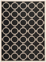 Safavieh Courtyard Cy6924 - 266 Black / Beige Rugs - Safavieh - cy6924 - 266 - 8r