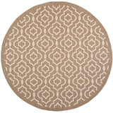 Safavieh Courtyard Cy6926 - 242 Brown / Bone Rugs - Safavieh - cy6926 - 242 - 8r