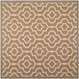 Safavieh Courtyard Cy6926 - 242 Brown / Bone Rugs - Safavieh - cy6926 - 242 - 8sq