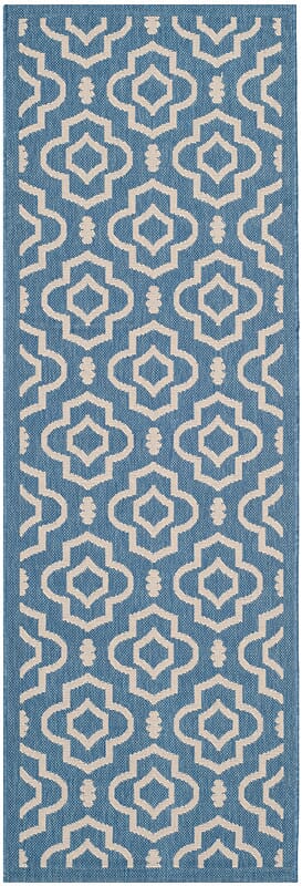 Safavieh Courtyard Cy6926 - 243 Blue / Beige Rugs - Safavieh - cy6926 - 243 - 27