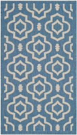 Safavieh Courtyard Cy6926 - 243 Blue / Beige Rugs - Safavieh - cy6926 - 243 - 8r