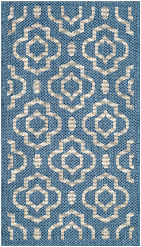 Safavieh Courtyard Cy6926 - 243 Blue / Beige Rugs - Safavieh - cy6926 - 243 - 8r