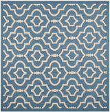 Safavieh Courtyard Cy6926 - 243 Blue / Beige Rugs - Safavieh - cy6926 - 243 - 8sq