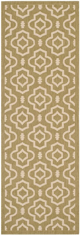 Safavieh Courtyard Cy6926 - 244 Green / Beige Rugs - Safavieh - cy6926 - 244 - 27