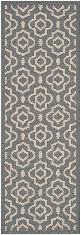 Safavieh Courtyard Cy6926 - 246 Anthracite / Beige Rugs - Safavieh - cy6926 - 246 - 27