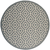 Safavieh Courtyard Cy6926 - 246 Anthracite / Beige Rugs - Safavieh - cy6926 - 246 - 5r