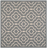Safavieh Courtyard Cy6926 - 246 Anthracite / Beige Rugs - Safavieh - cy6926 - 246 - 5sq