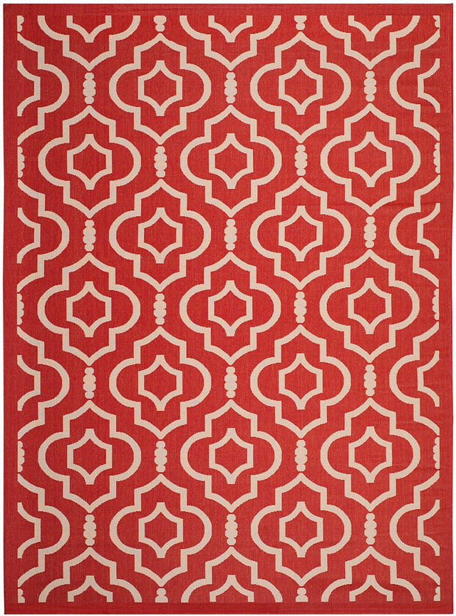 Safavieh Courtyard Cy6926 - 248 Red / Bone Rugs - Safavieh - cy6926 - 248 - 8r