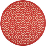 Safavieh Courtyard Cy6926 - 248 Red / Bone Rugs - Safavieh - cy6926 - 248 - 8r