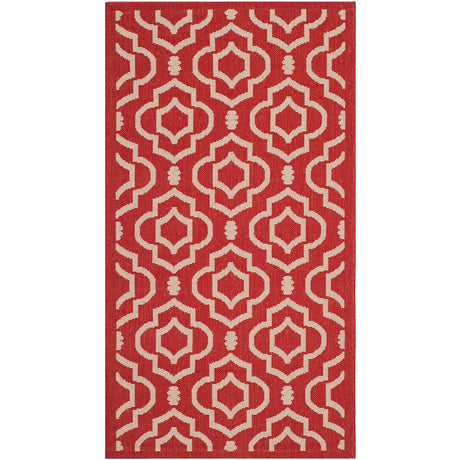 Safavieh Courtyard Cy6926 - 248 Red / Bone Rugs - Safavieh - cy6926 - 248 - 8r