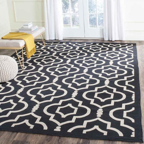 Safavieh Courtyard Cy6926 - 266 Black / Beige Rugs - Safavieh - cy6926 - 266 - 2