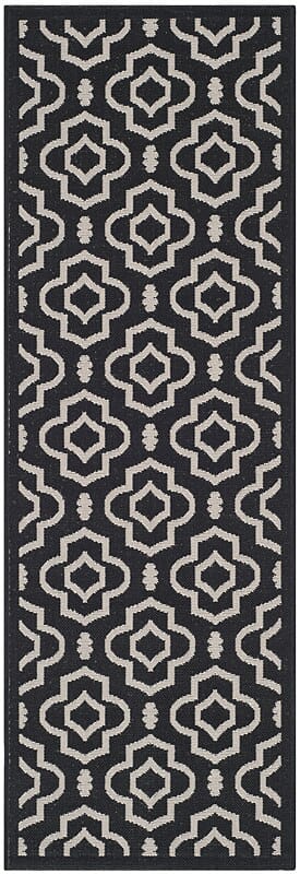 Safavieh Courtyard Cy6926 - 266 Black / Beige Rugs - Safavieh - cy6926 - 266 - 27