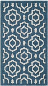 Safavieh Courtyard Cy6926 - 268 Navy / Beige Rugs - Safavieh - cy6926 - 268 - 5r