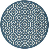 Safavieh Courtyard Cy6926 - 268 Navy / Beige Rugs - Safavieh - cy6926 - 268 - 5r